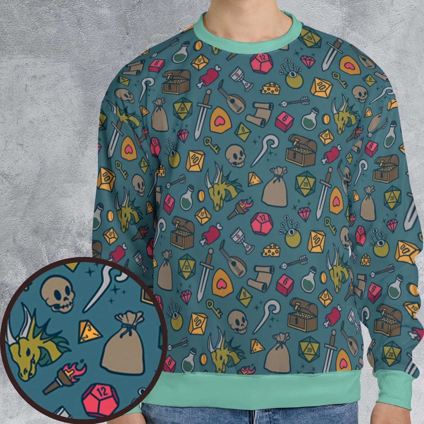 All-over Print Sweatshirt - DALBEQVW