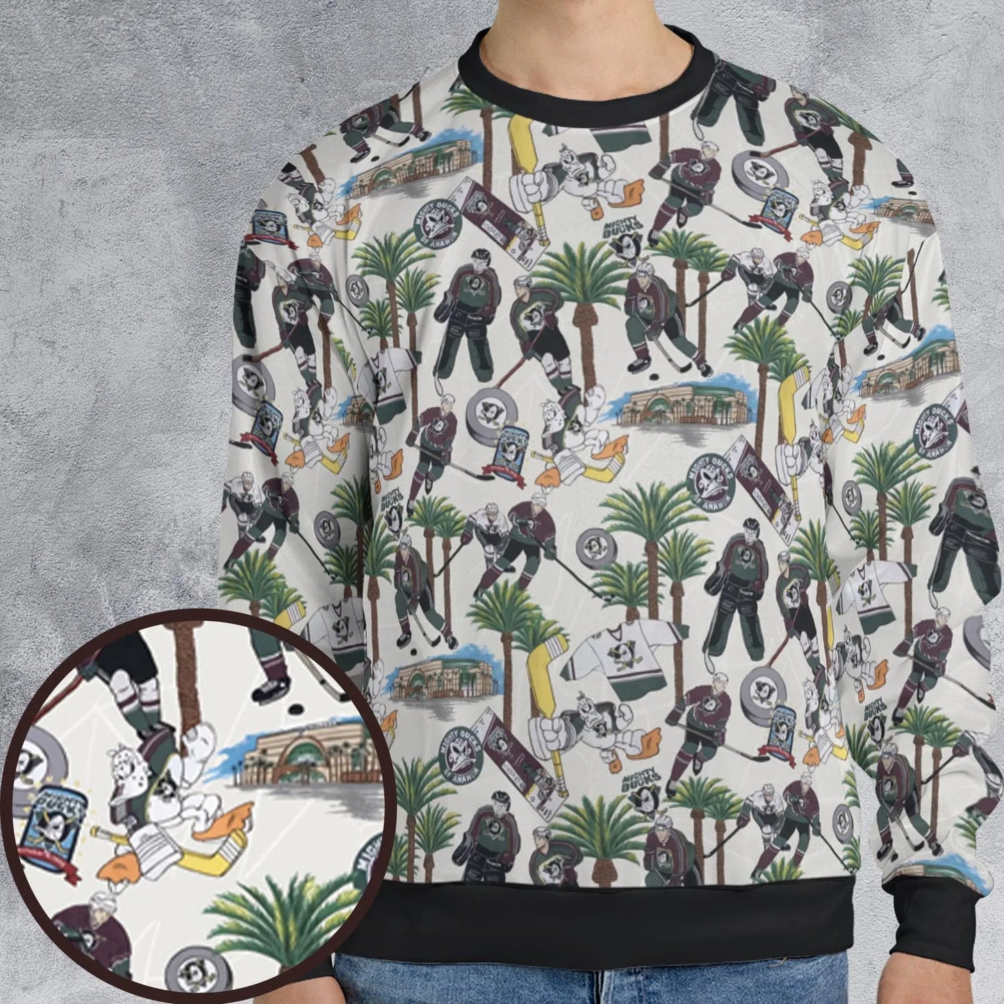All-over Print Sweatshirt - ENL1LASJ