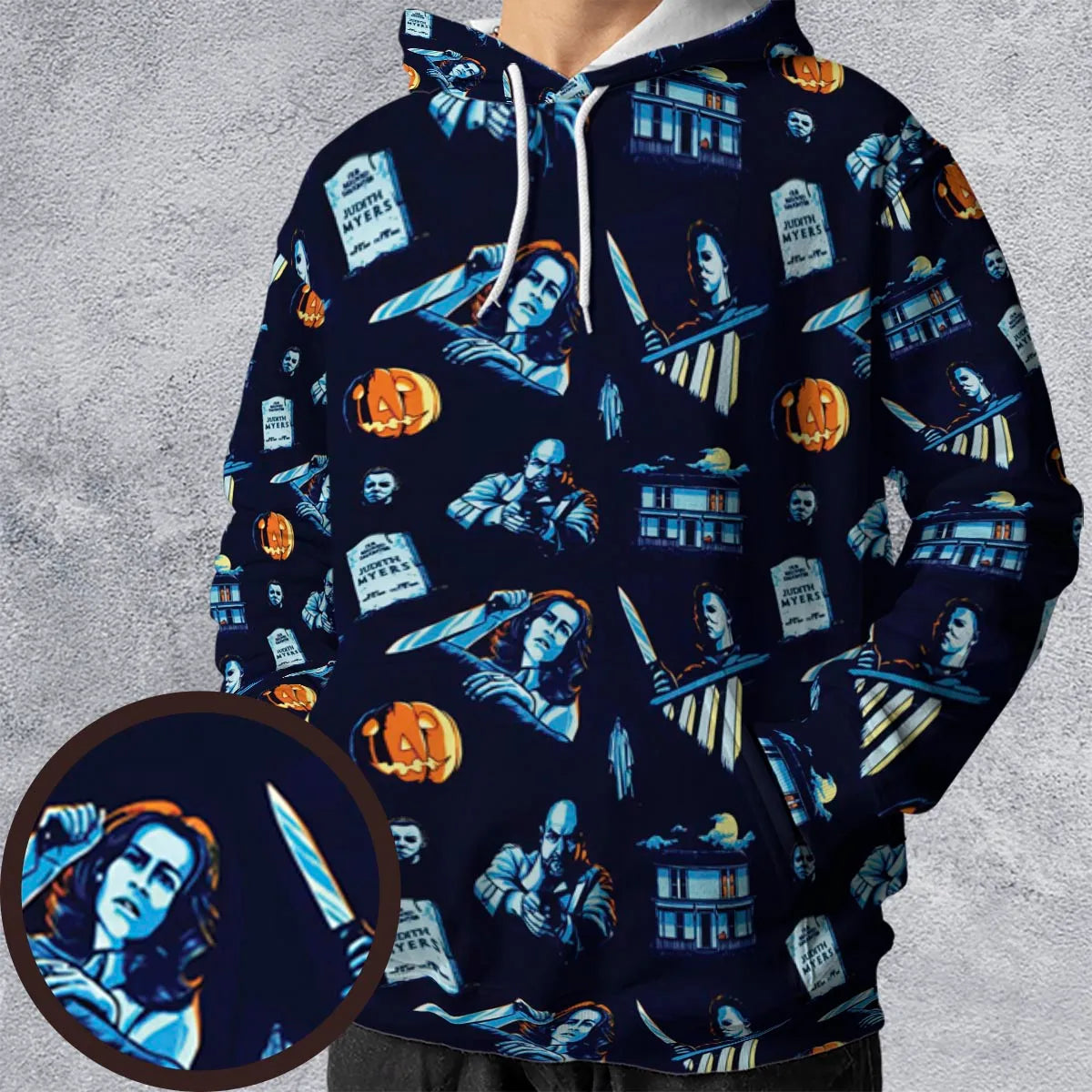 All-over Print Hoodie - QMU4NYSN