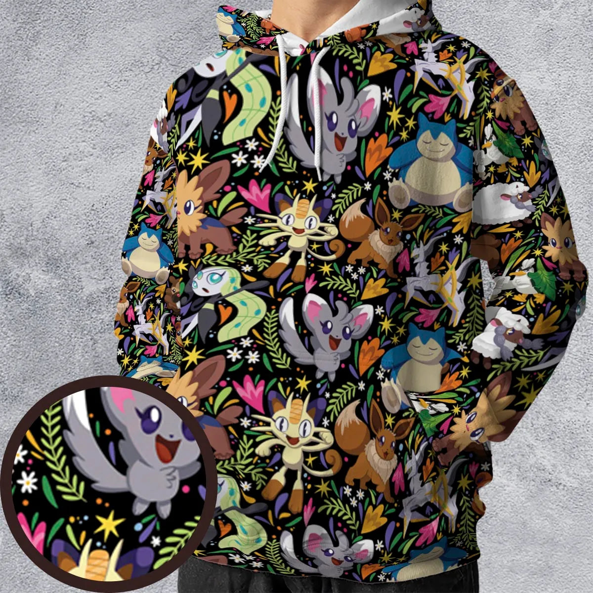 All-over Print Hoodie - 2H4W44HE