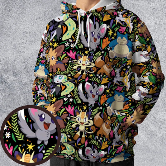 All-over Print Hoodie - 2H4W44HE