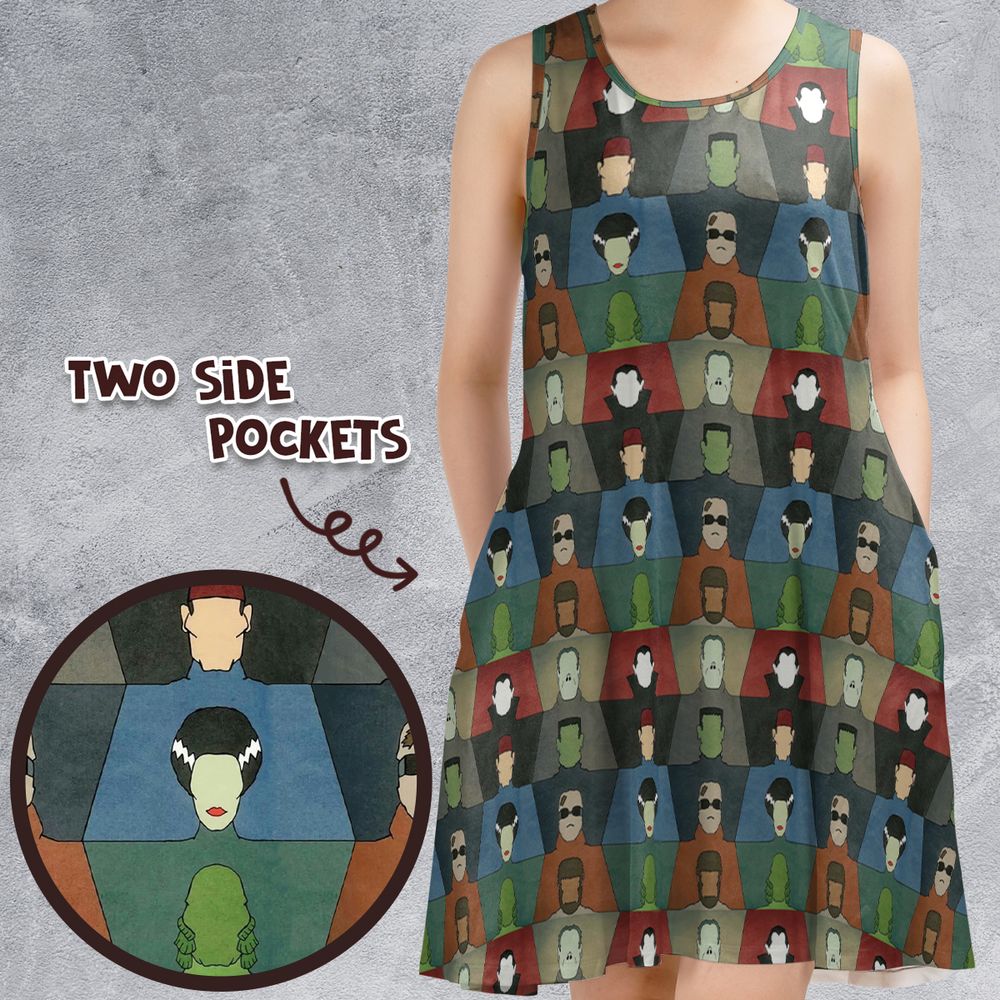 Sleeveless Dress - BFXPL8KB -  - 1