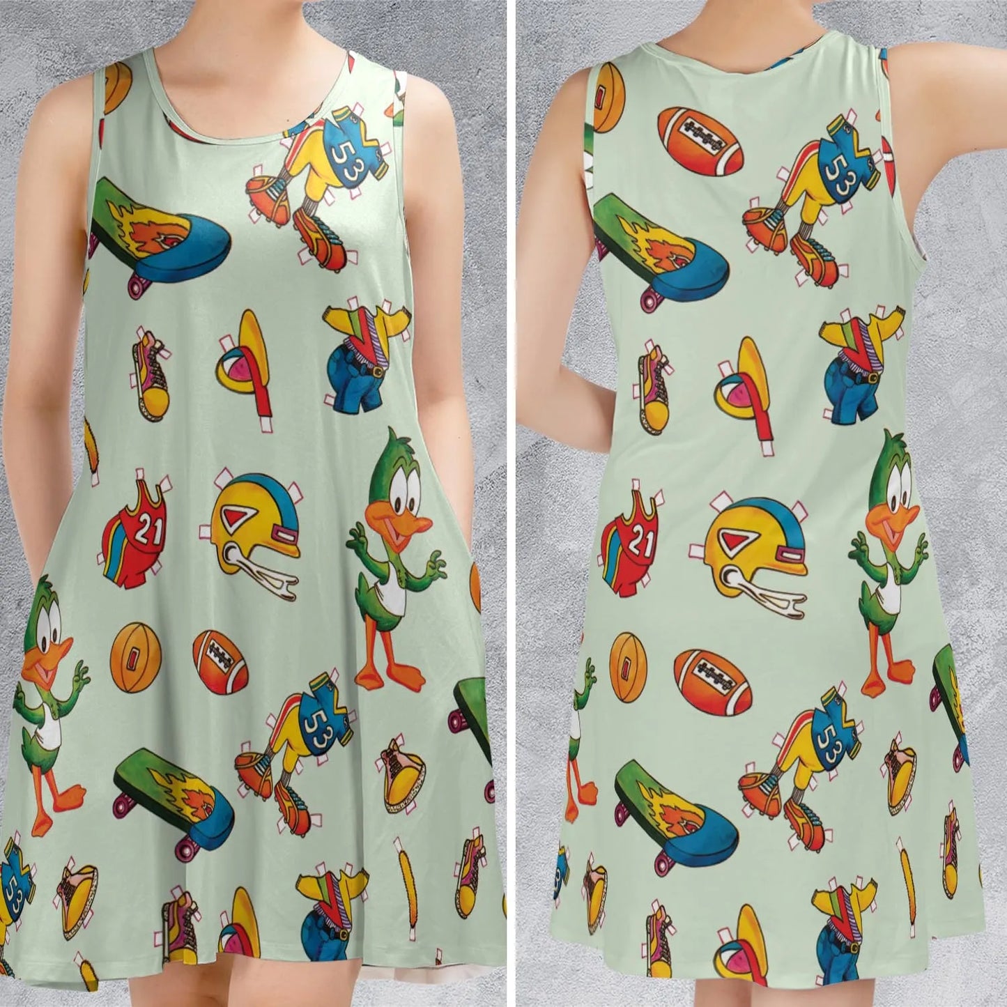 Sleeveless Dress - XC82BEBQ