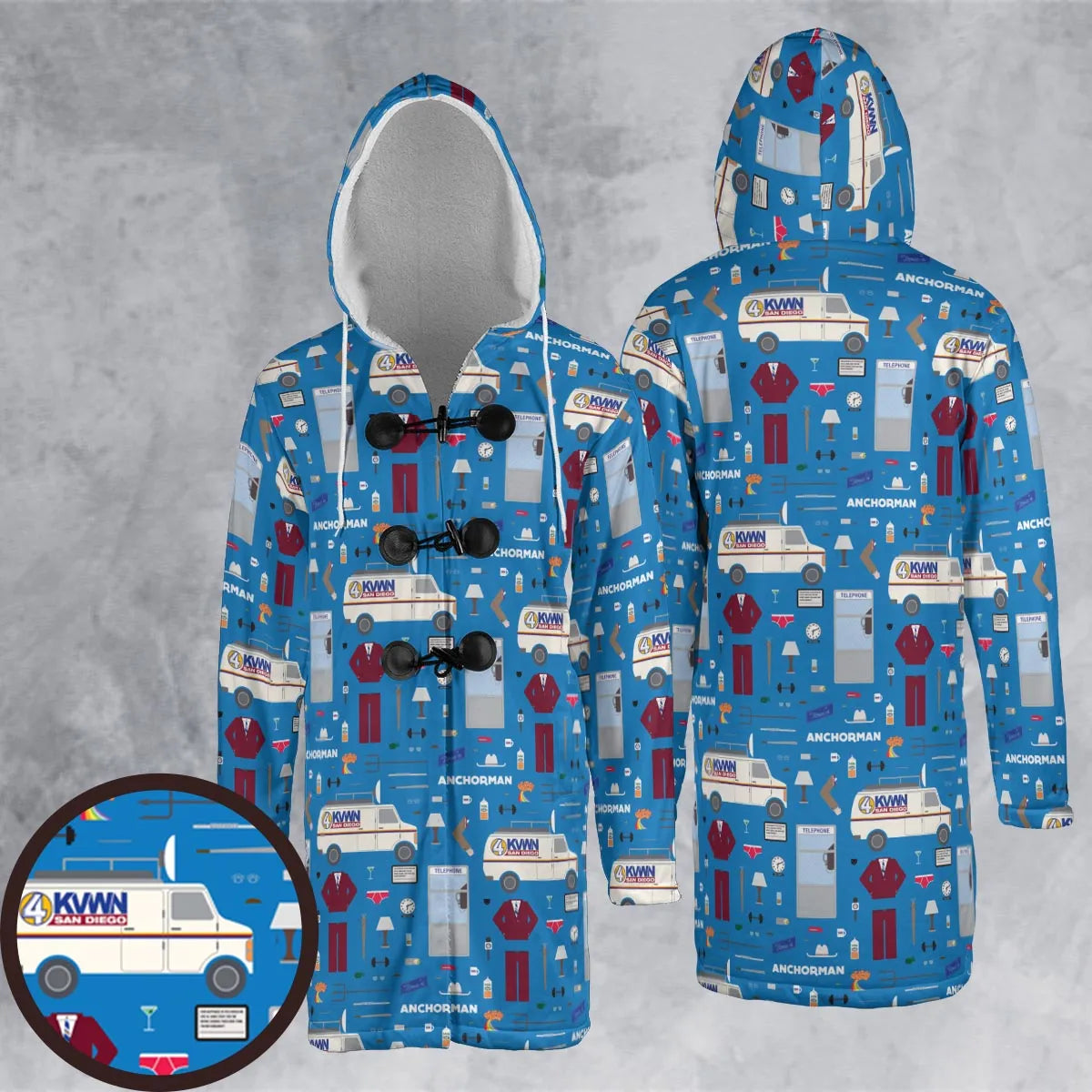 Hooded Cloak Coat - 5F7E3KCP
