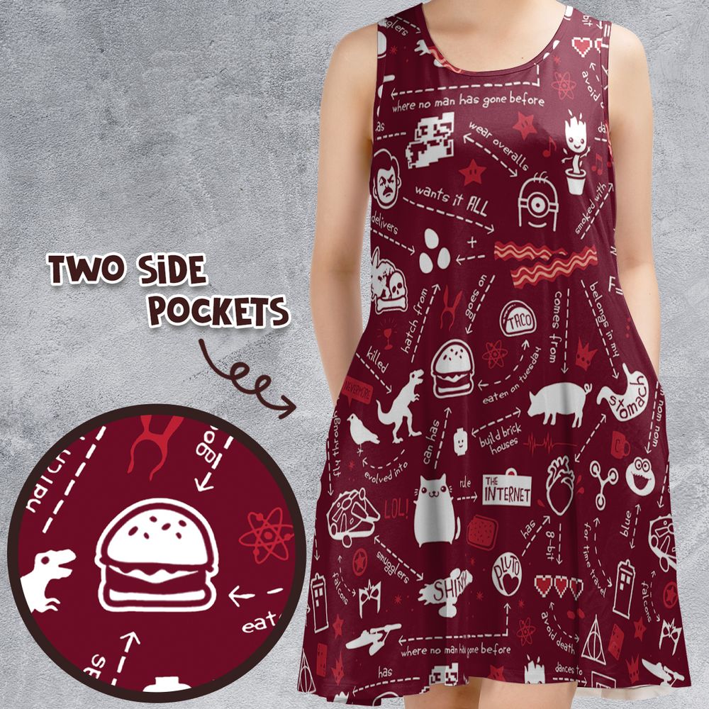 Sleeveless Dress - D9AXP33R -  - 1
