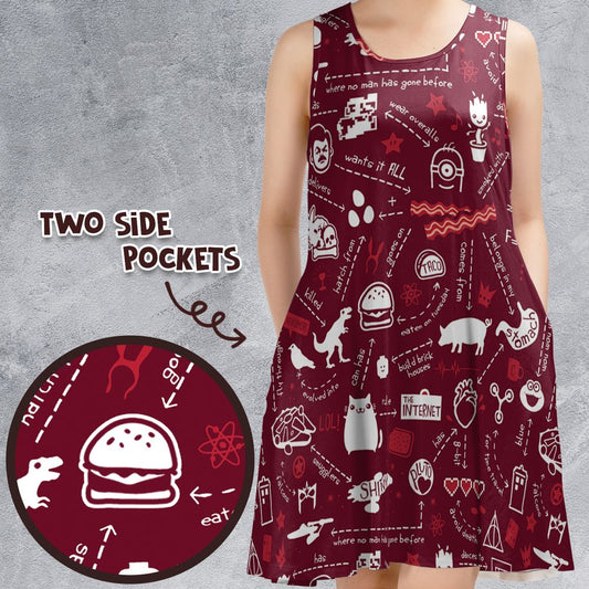 Sleeveless Dress - D9AXP33R -  - 1