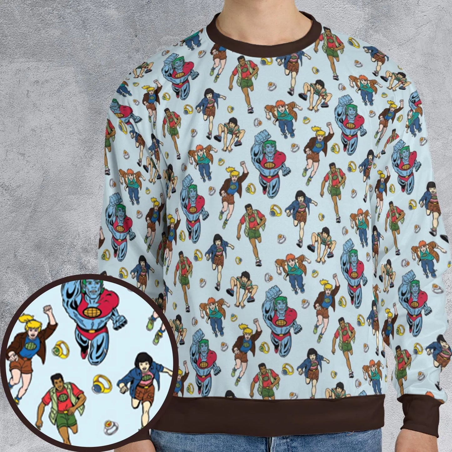 All-over Print Sweatshirt - PCU3CUD4