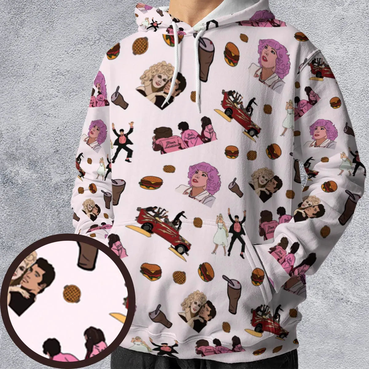 All-over Print Hoodie - A65QM4TD