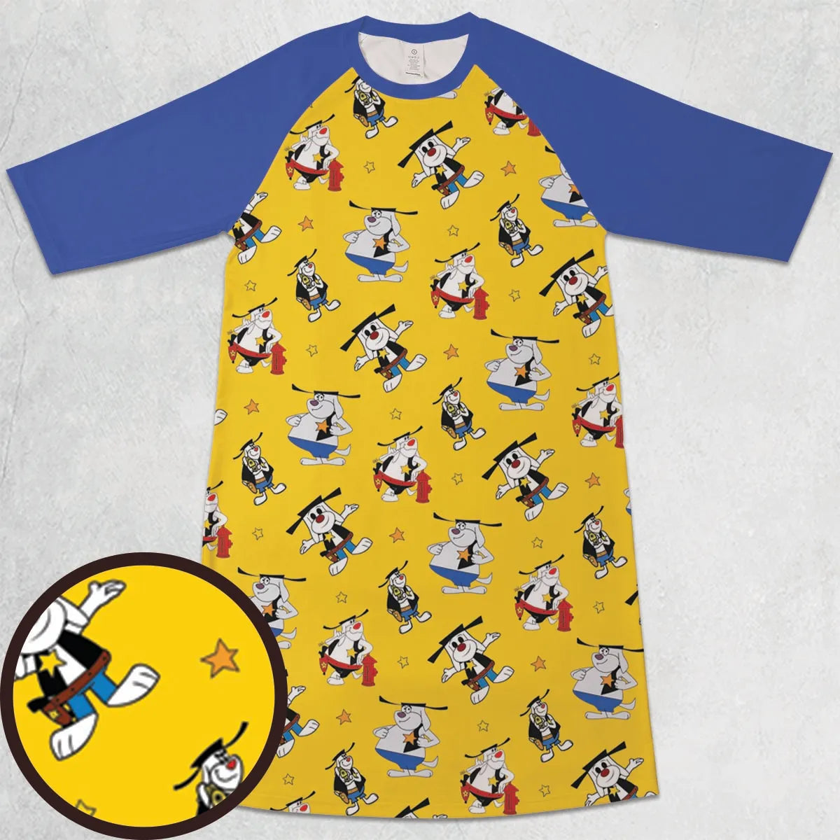 3/4 Sleeve Raglan Dress - D165GY58