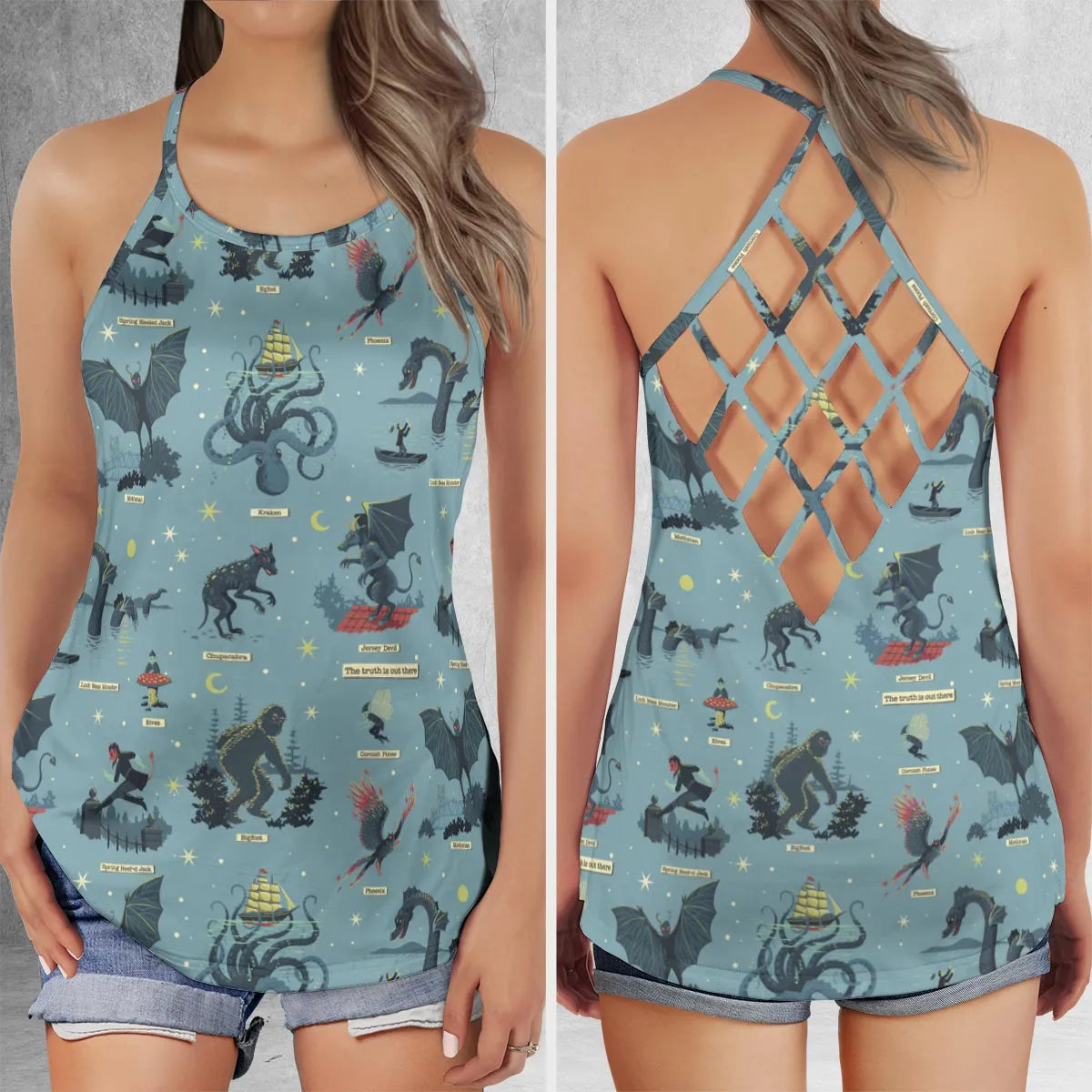 Criss Cross Tank Top - 3RYVBE19