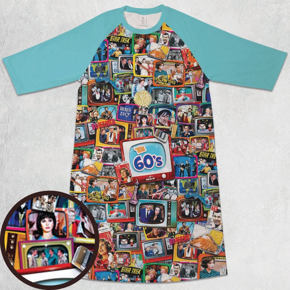 3/4 Sleeve Raglan Dress - D4RG58KC