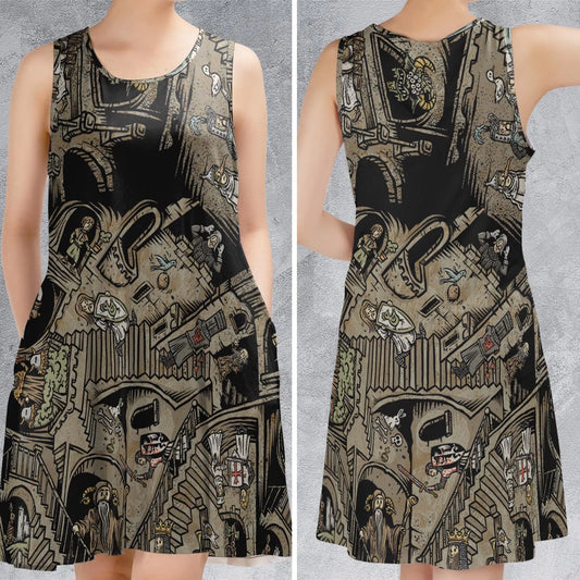 Sleeveless Dress - HU52T4DA