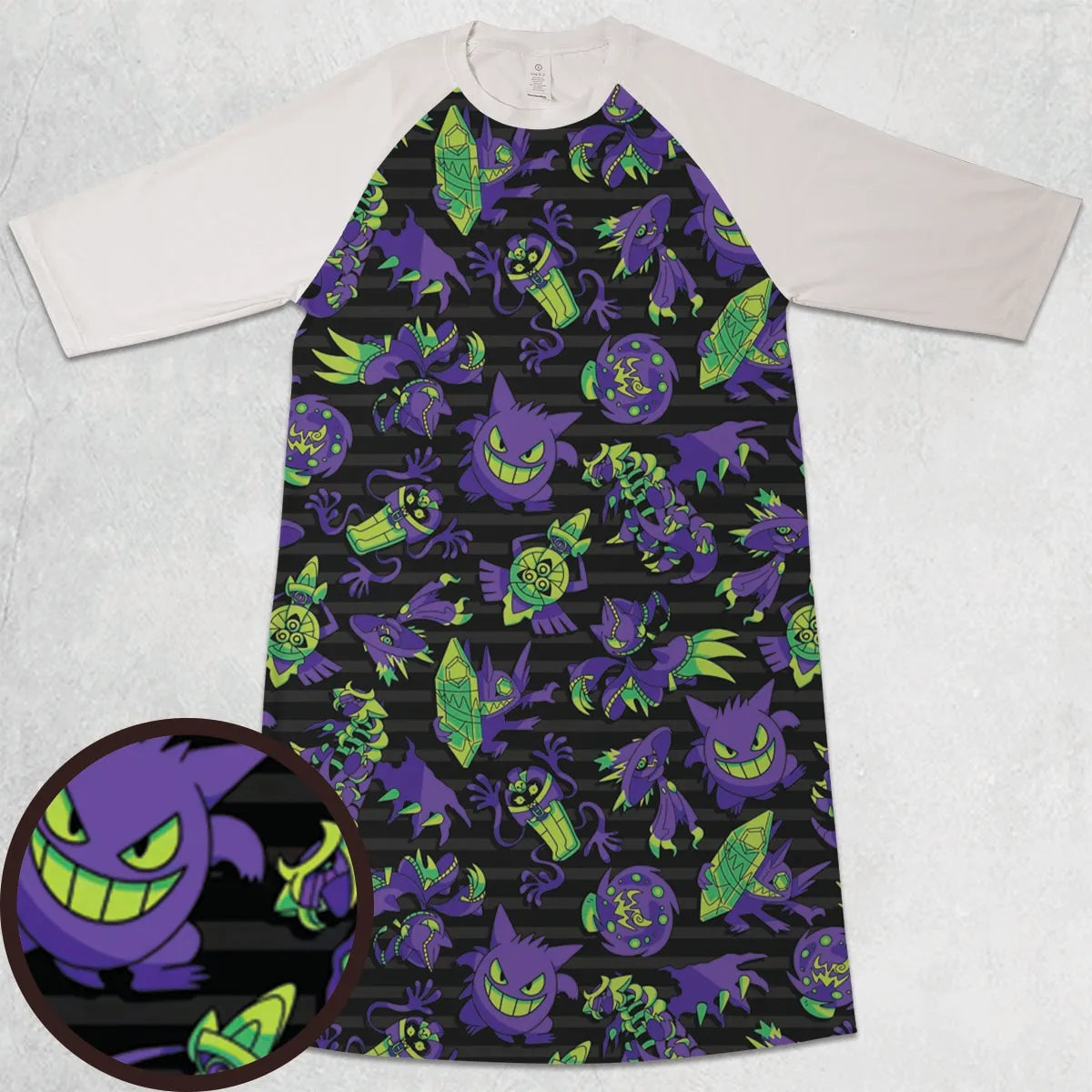 3/4 Sleeve Raglan Dress - L9VYS52T