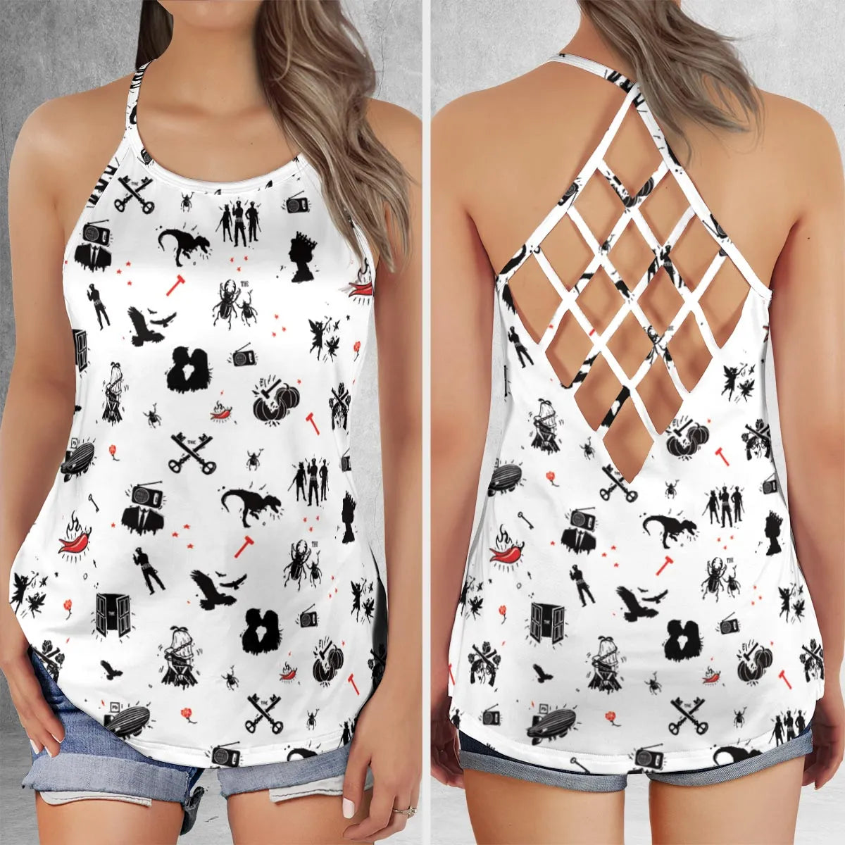 Criss Cross Tank Top - SVMURTF6