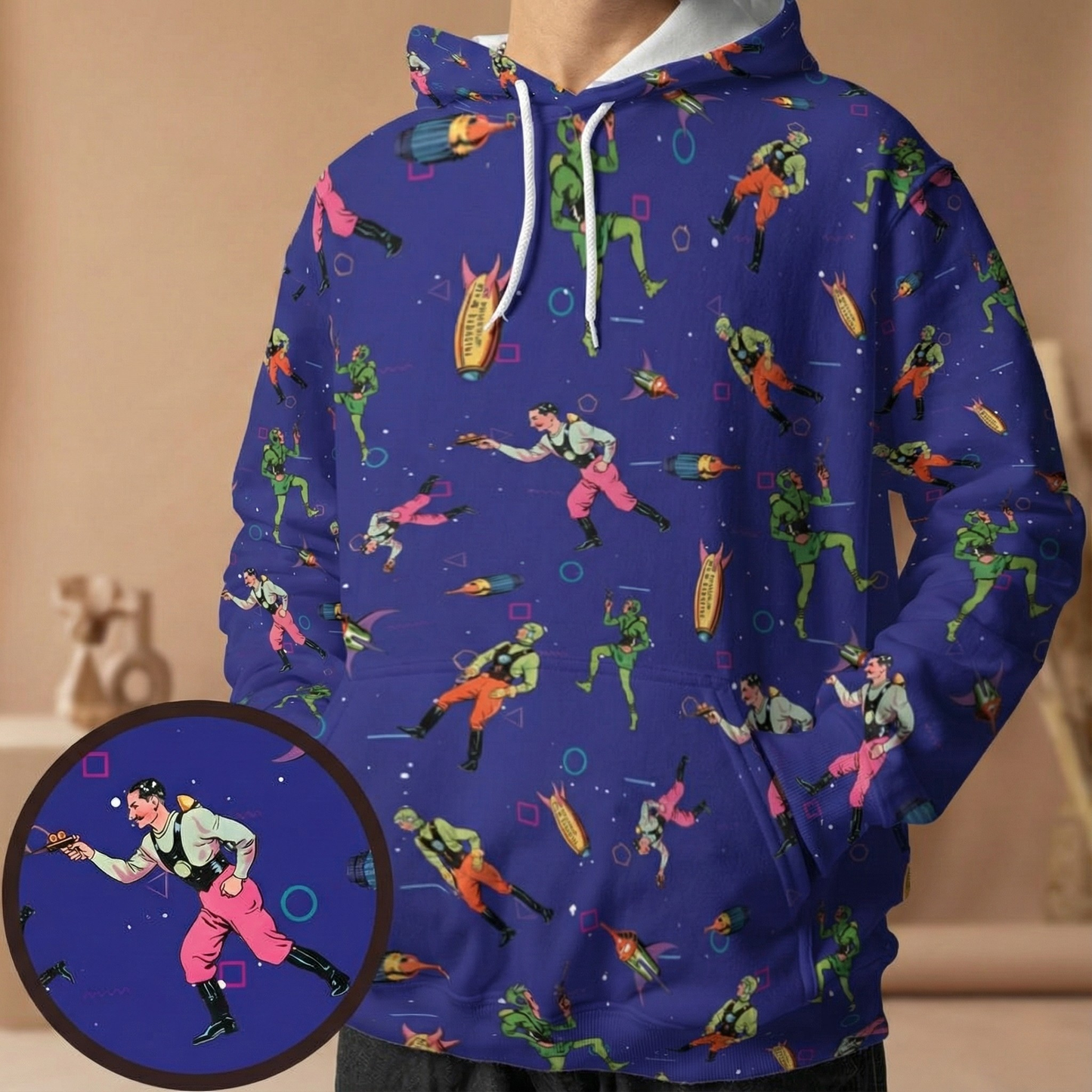 All-over Print Hoodie - KF6879XR