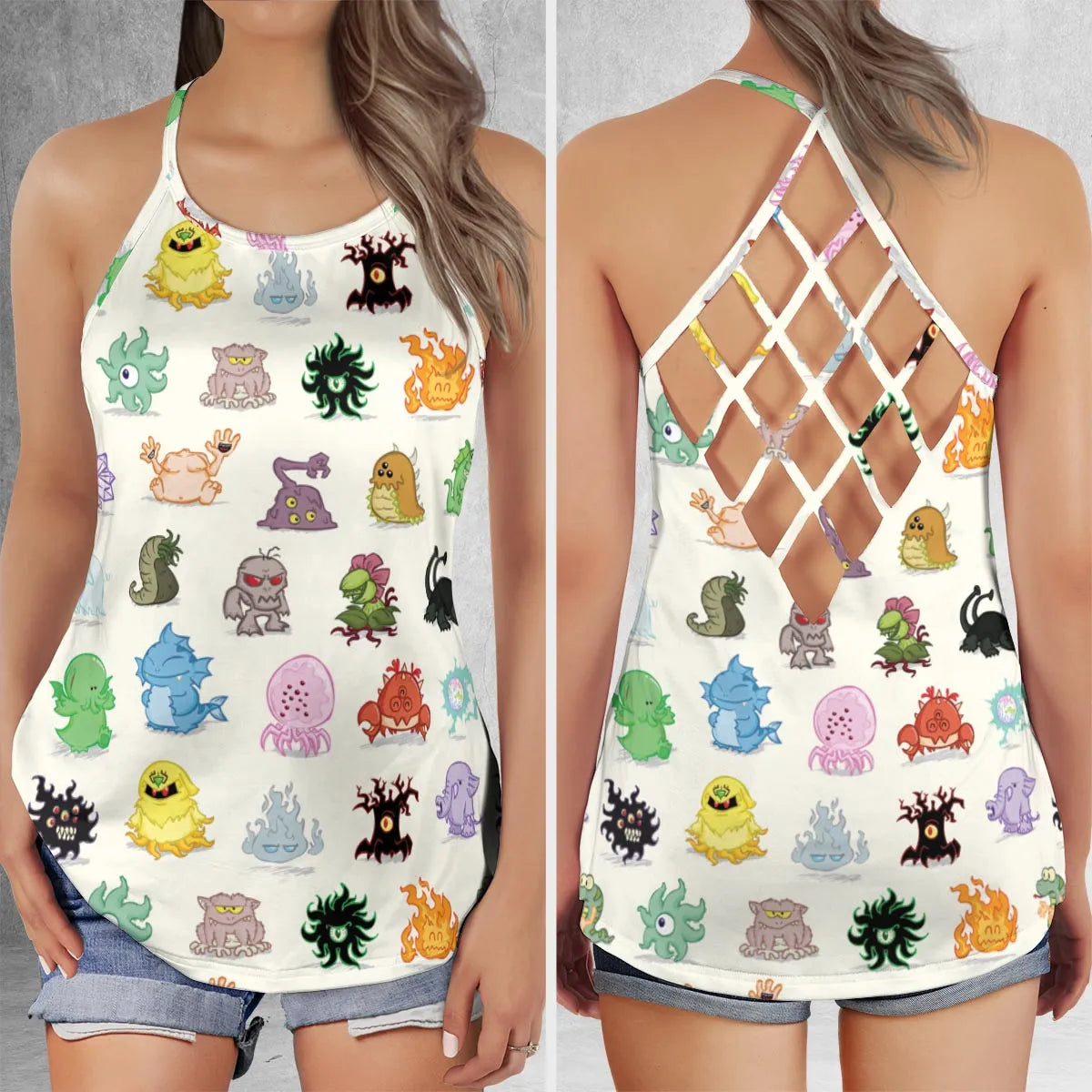 Criss Cross Tank Top - Y6Y2Z3PP
