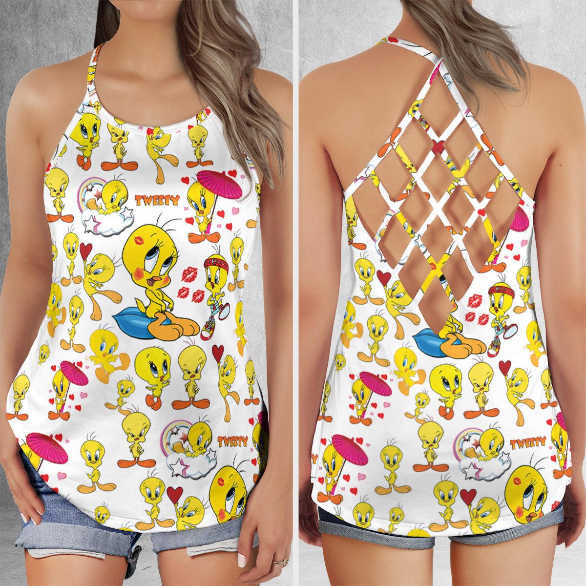 Criss Cross Tank Top - DKS37Y1S