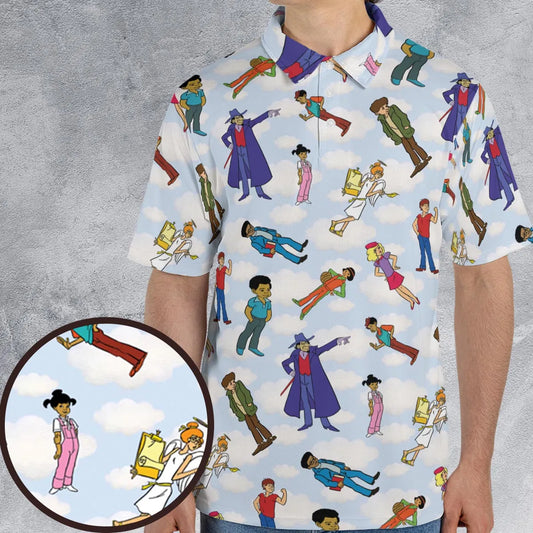 AOP Men/Women Polo Shirt - Y7AJQ9BH