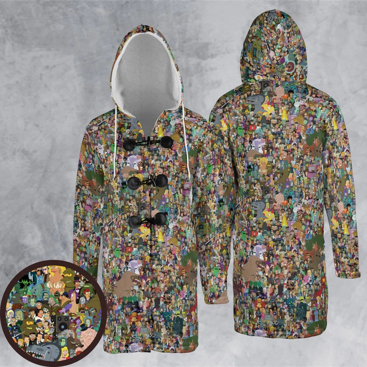 Hooded Cloak Coat - RZJLDKEJ