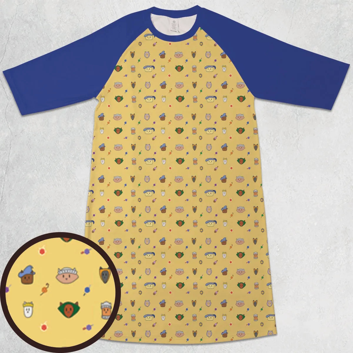 3/4 Sleeve Raglan Dress - 6UNM3AZR