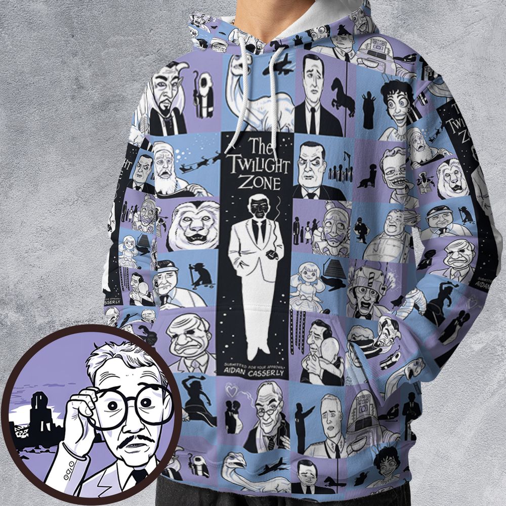 All-over Print Hoodie - 7AK7H5YE -  - 1