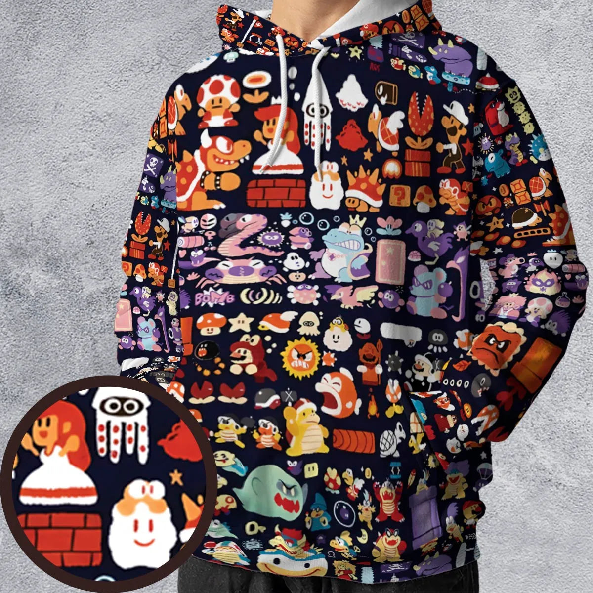 All-over Print Hoodie - SQND937B