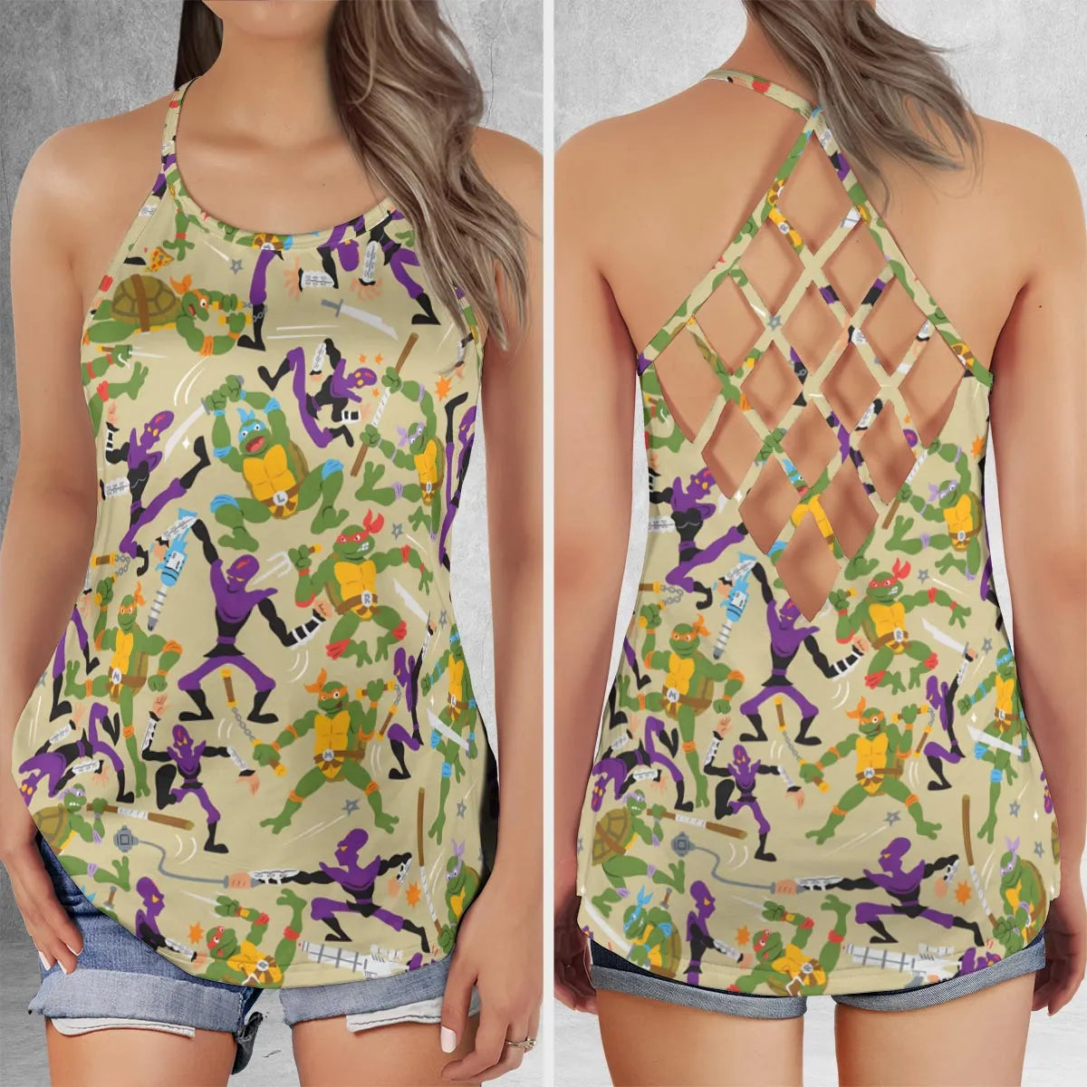 Criss Cross Tank Top - Q4U3TMVN