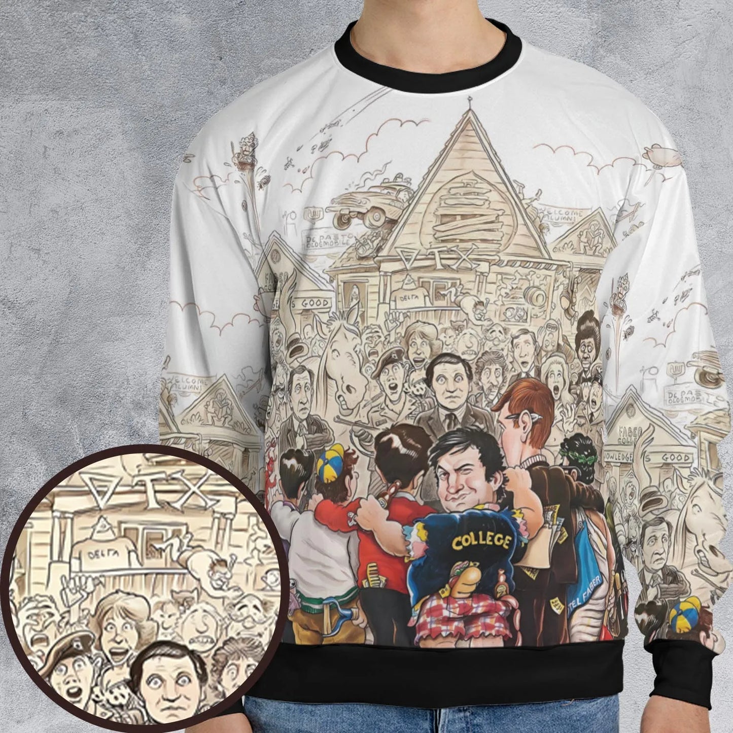 All-over Print Sweatshirt - UTDSUFHU