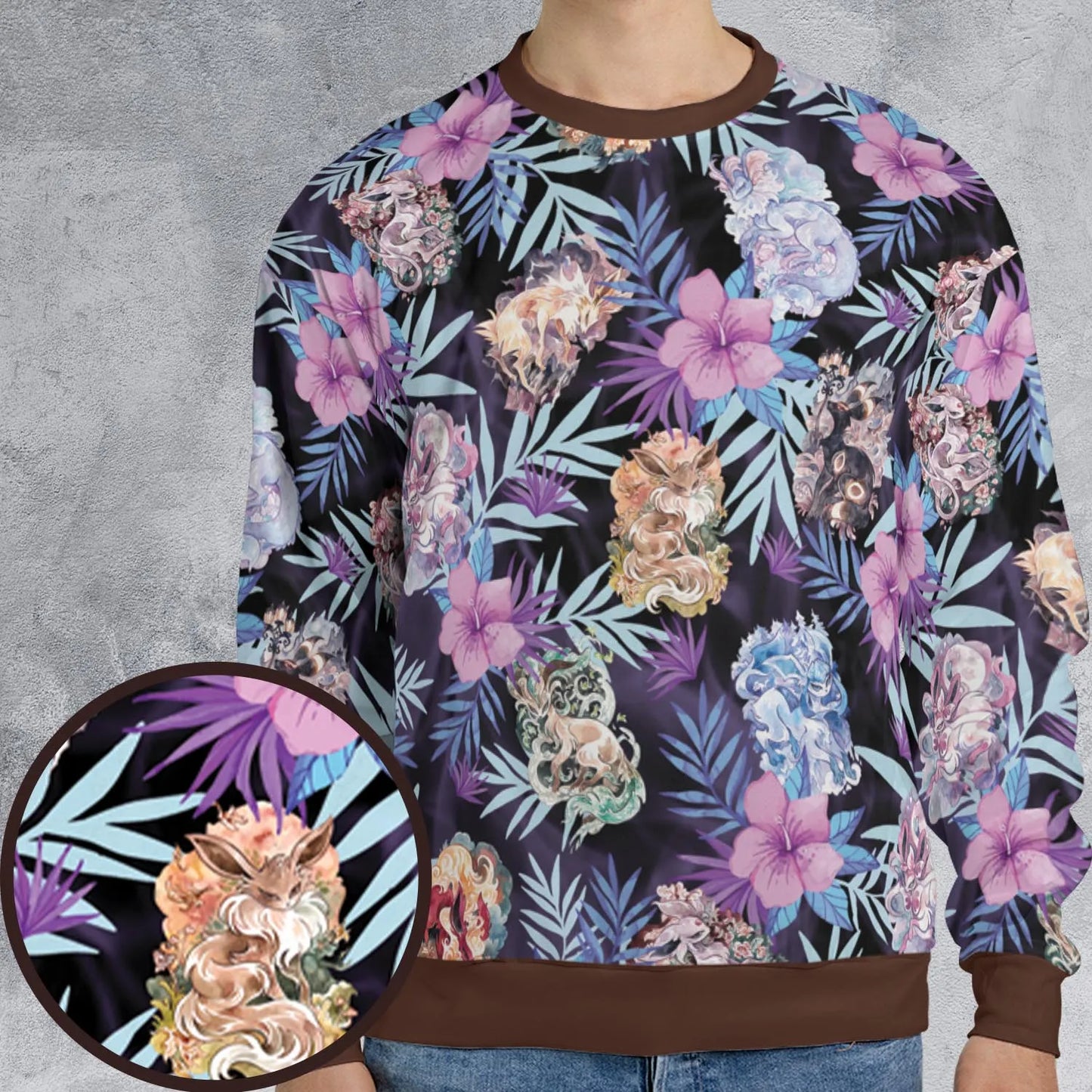All-over Print Sweatshirt - GJBCT8HA