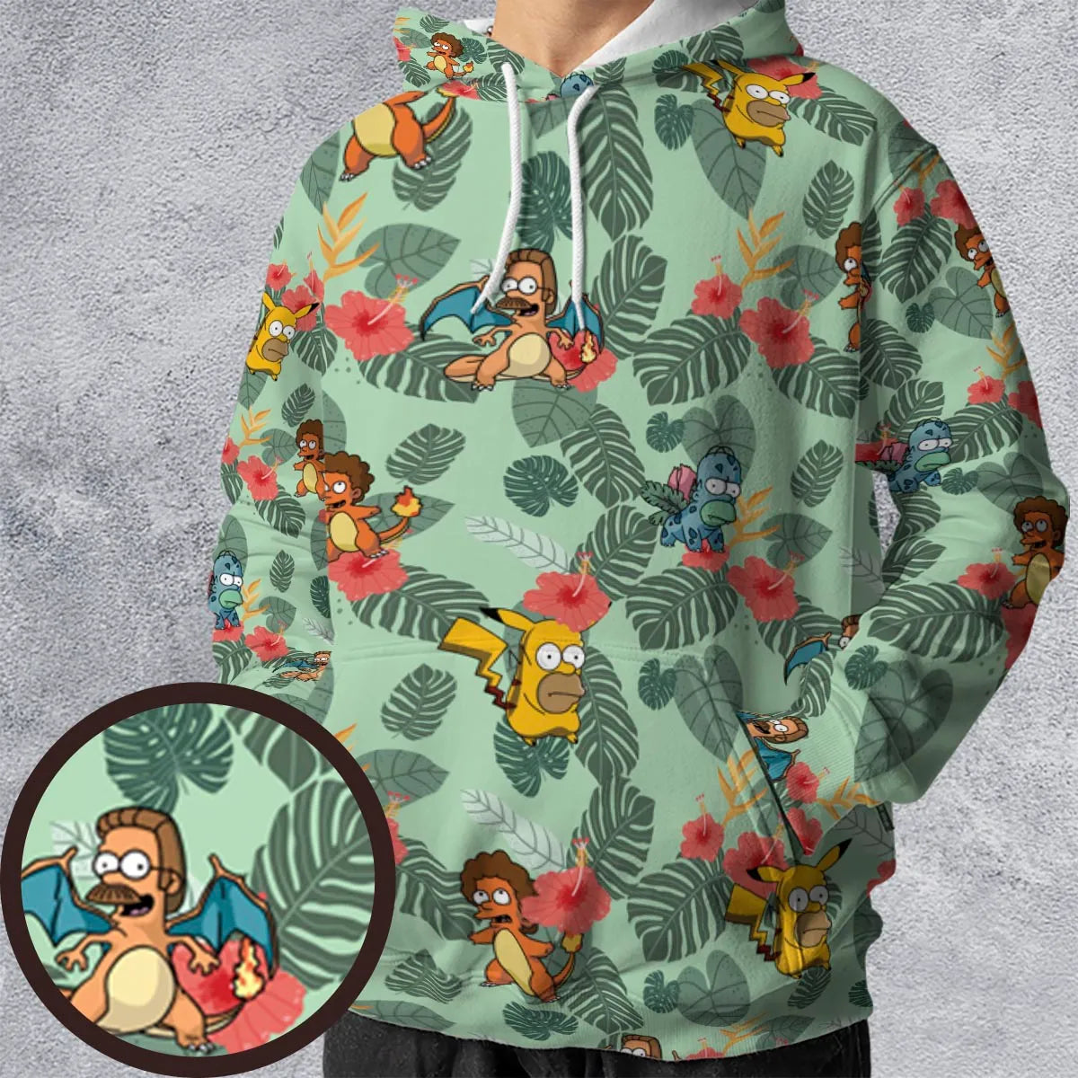 All-over Print Hoodie - C4HTXMNP