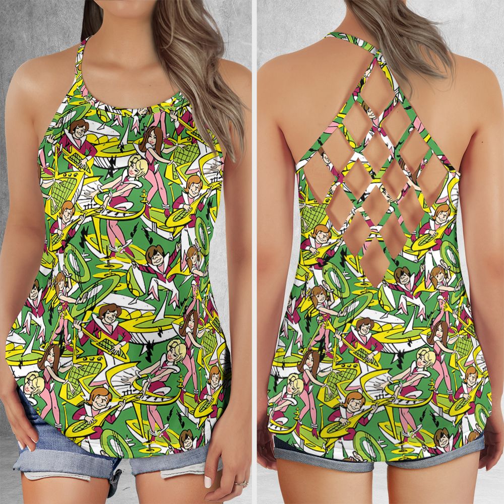 Criss Cross Tank Top - HTZGRBDC -  - 1