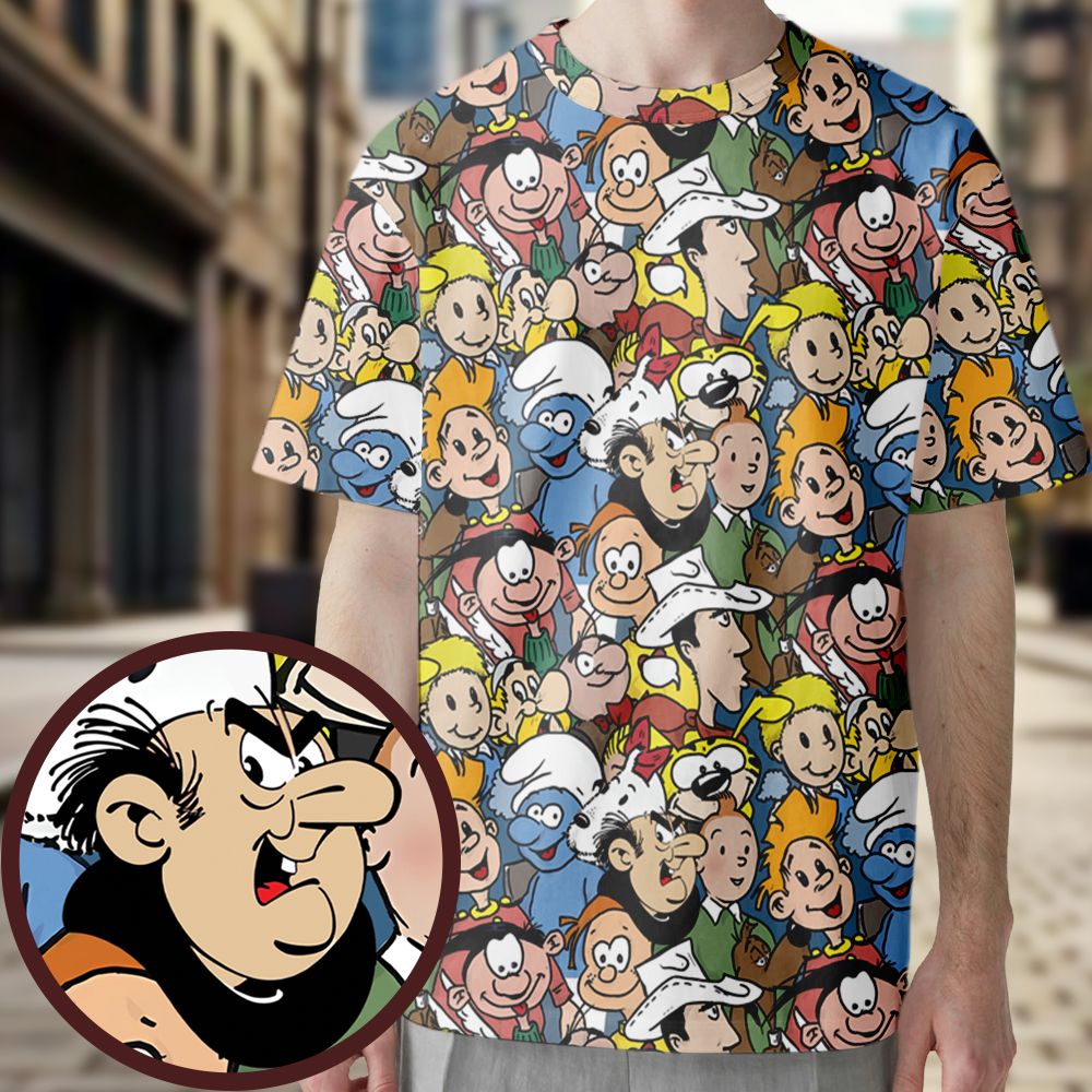 All-Over Print Unisex T-Shirt - J4HF15CP -  - 1