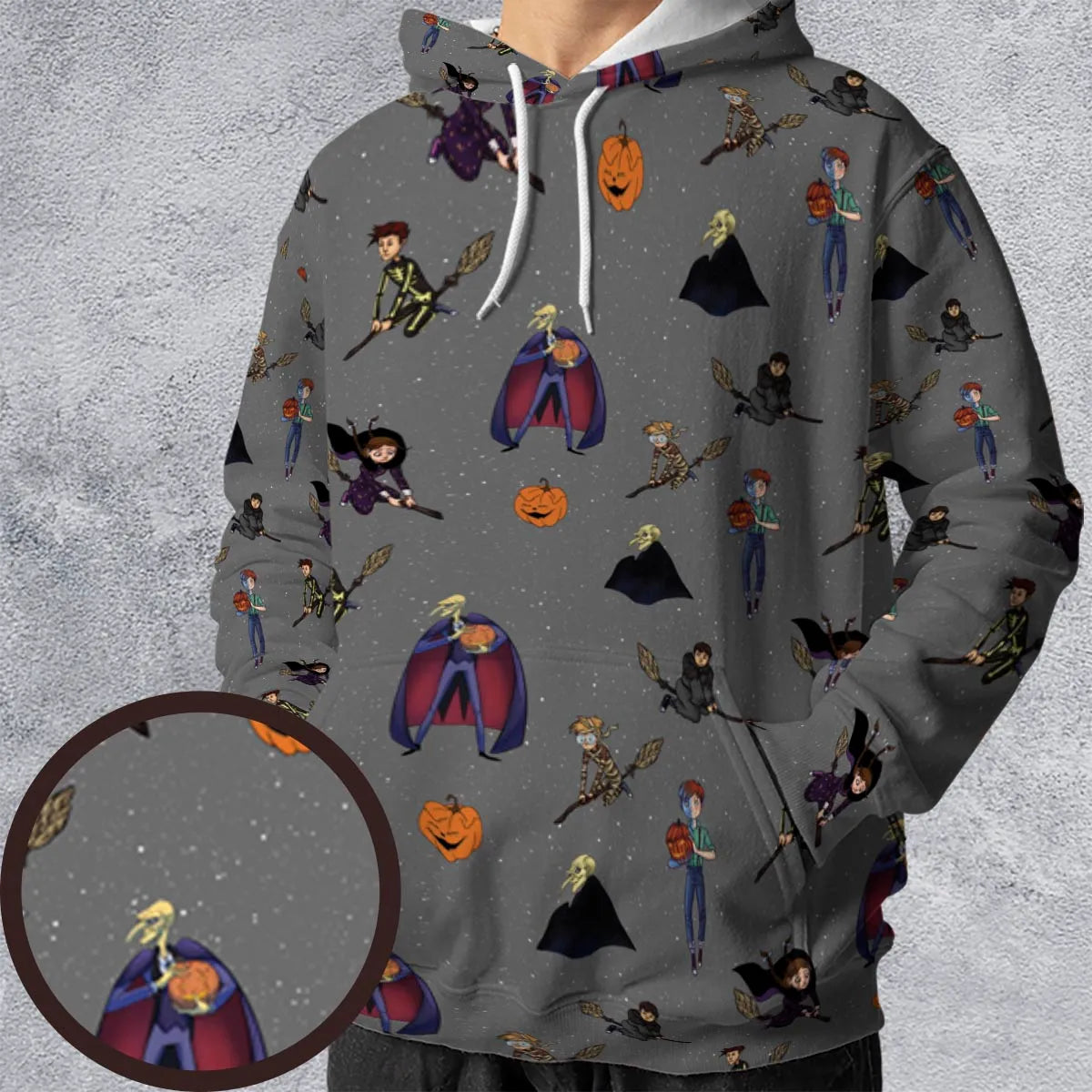 All-over Print Hoodie - 6P4WU7GQ