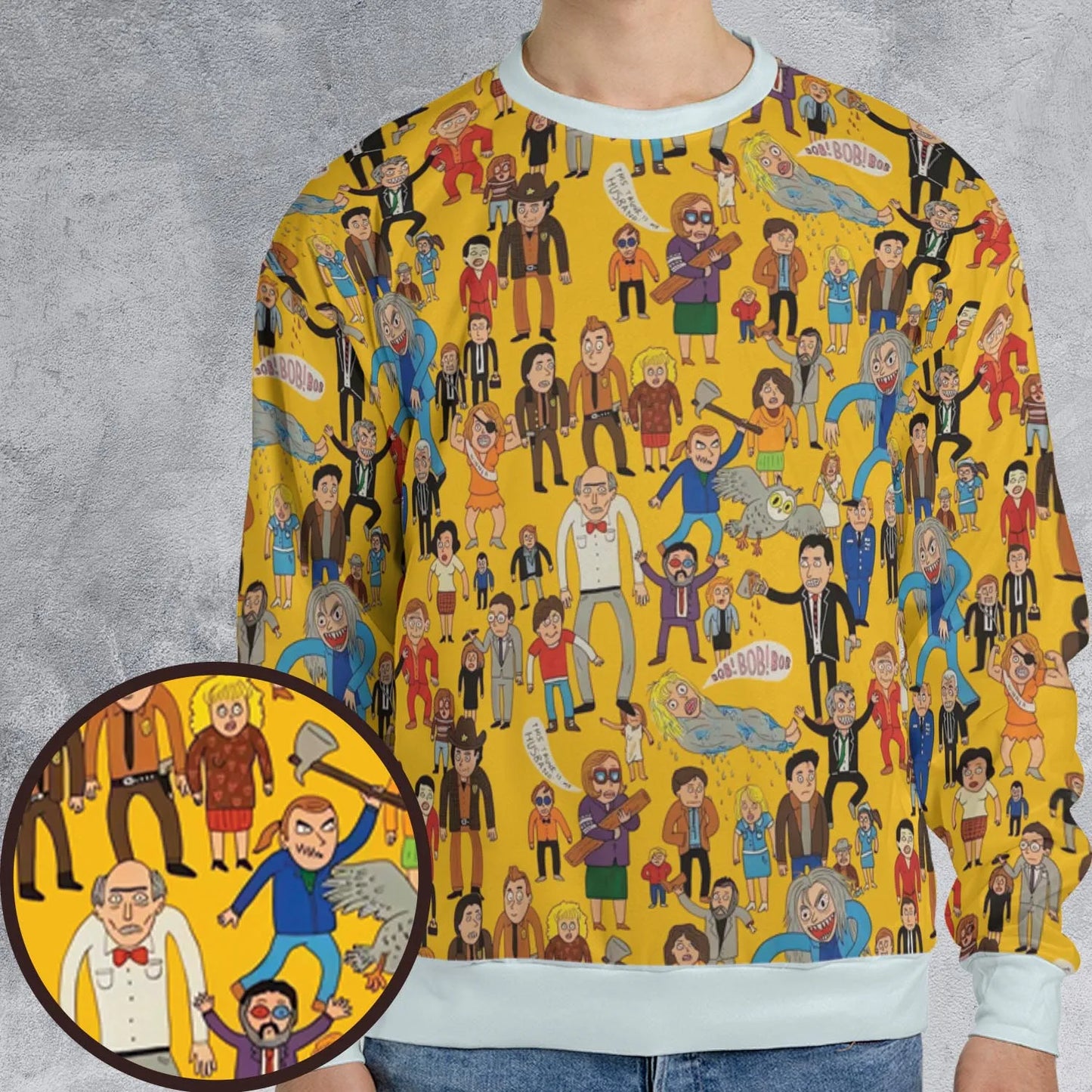 All-over Print Sweatshirt - VZUNL7J7