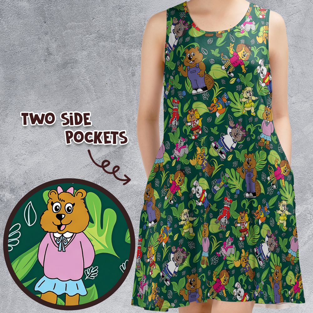 Sleeveless Dress - RA8T3V6A -  - 1