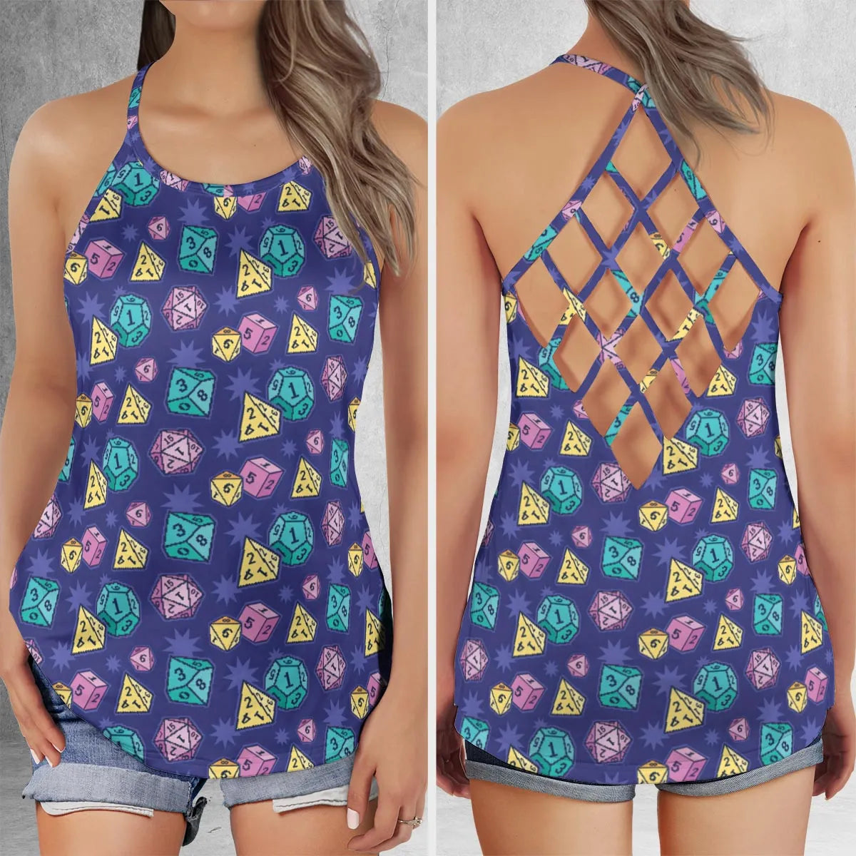Criss Cross Tank Top - 88XBMC7H