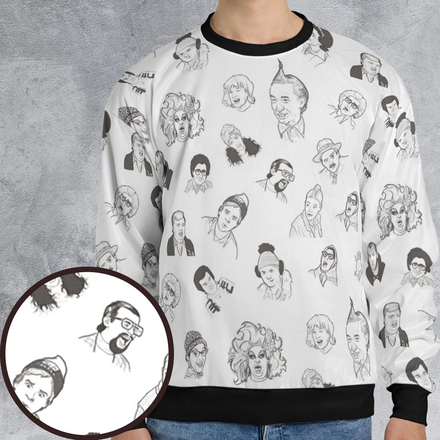 All-over Print Sweatshirt - HVPSMG8S