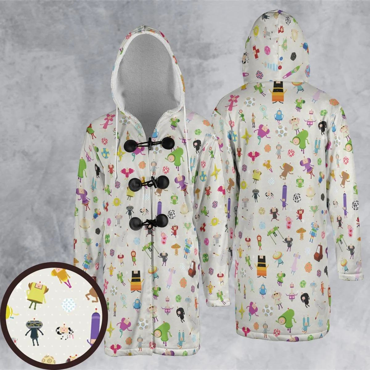 Hooded Cloak Coat - U2GK4FWB