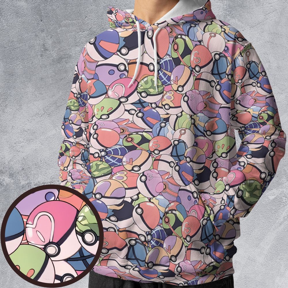 All-over Print Hoodie - A896CSVB -  - 1