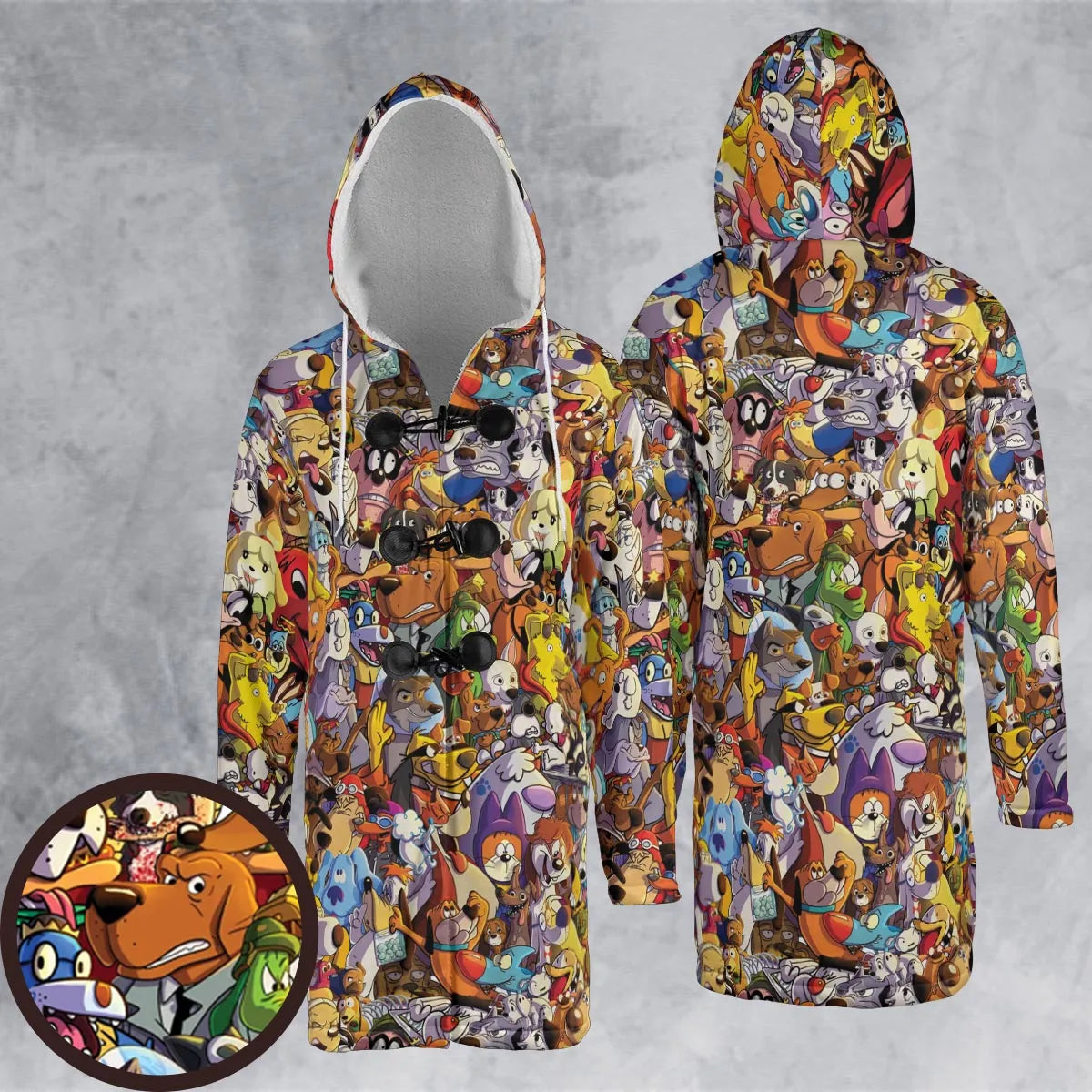 Hooded Cloak Coat - RWWRKWEP