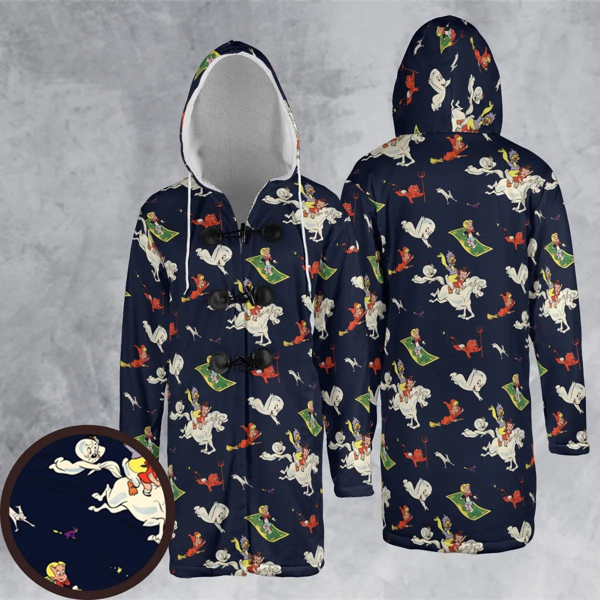 Hooded Cloak Coat - HB1TAZMH