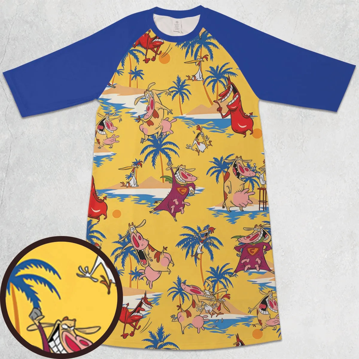 3/4 Sleeve Raglan Dress - JRQMWX6N