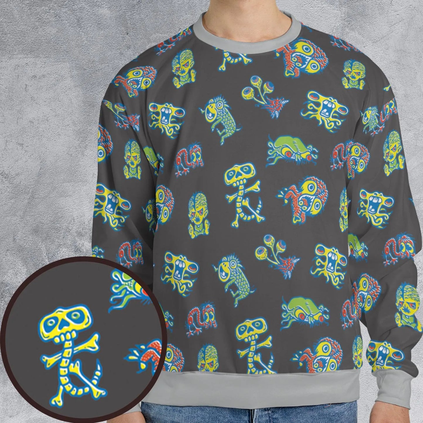 All-over Print Sweatshirt - 8S5TJ4NS