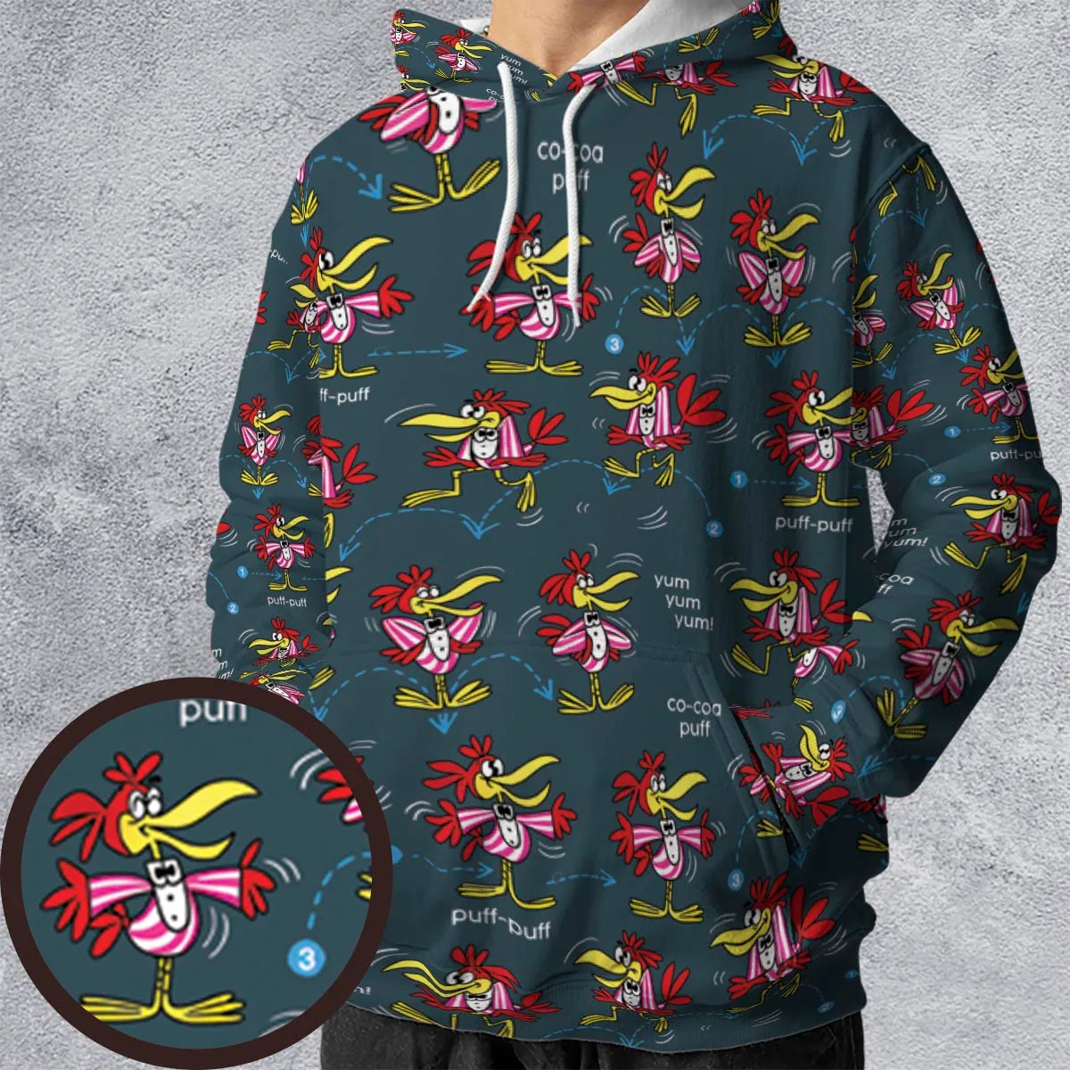All-over Print Hoodie - PFCM3XLY