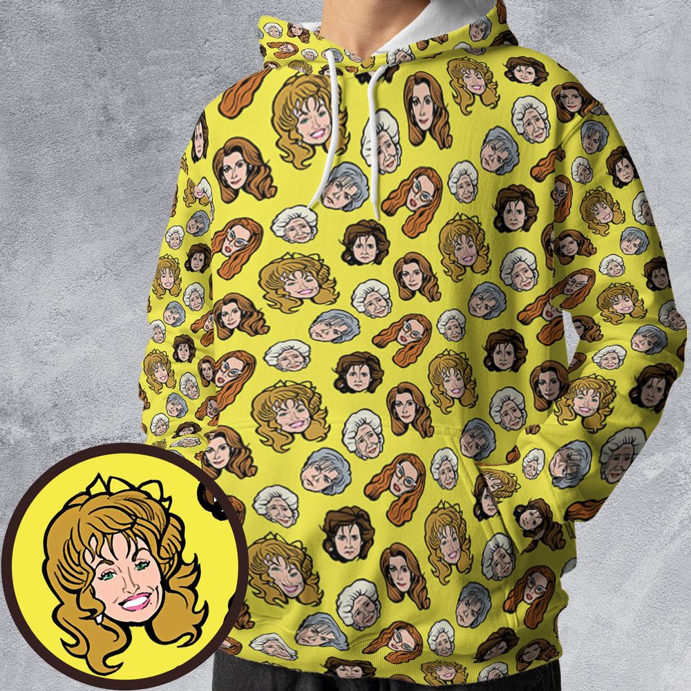 All-over Print Hoodie - YX9YJ9GE -  - 1