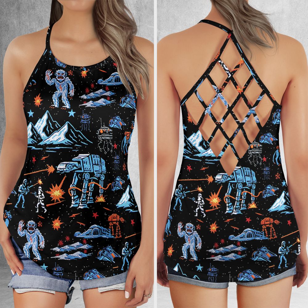 Criss Cross Tank Top - VW2HUYYA -  - 1