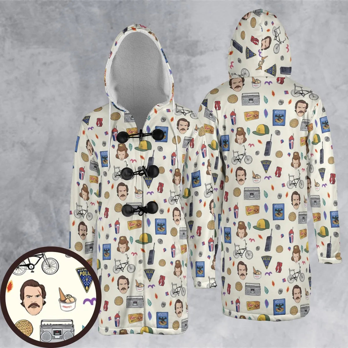 Hooded Cloak Coat - S61BM6D1