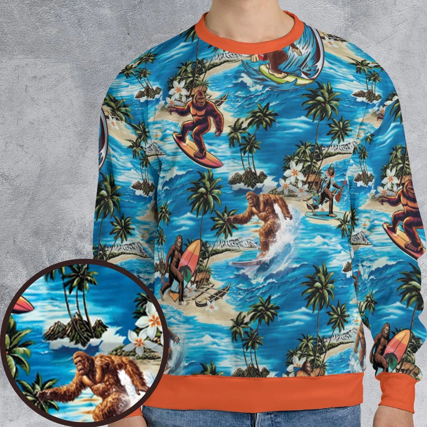All-over Print Sweatshirt - U9ERUUU7