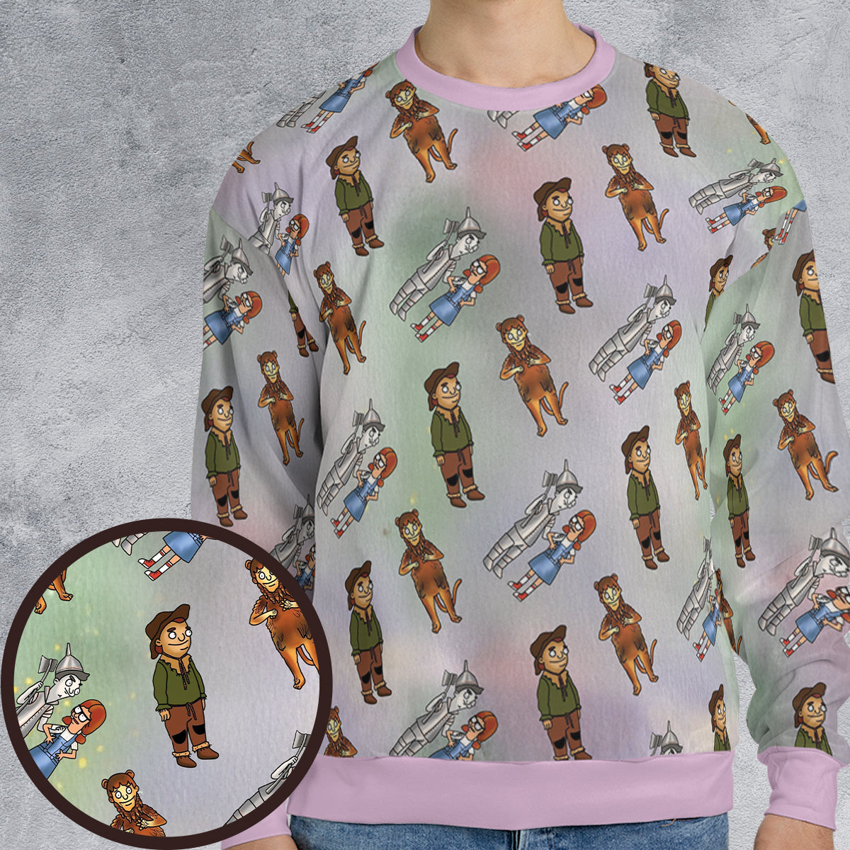 All-over Print Sweatshirt - L52ADXUE