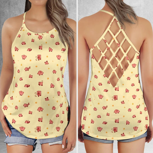 Criss Cross Tank Top - FXUP93UA